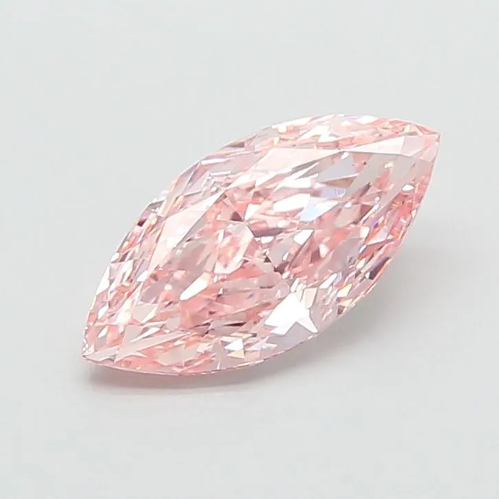 2.51ct MARQUISE Fancy Vivid Pink VS1 Coloured Lab diamond