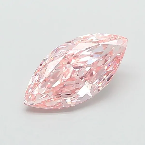 2.51ct MARQUISE Fancy Vivid Pink VS1 Coloured Lab diamond