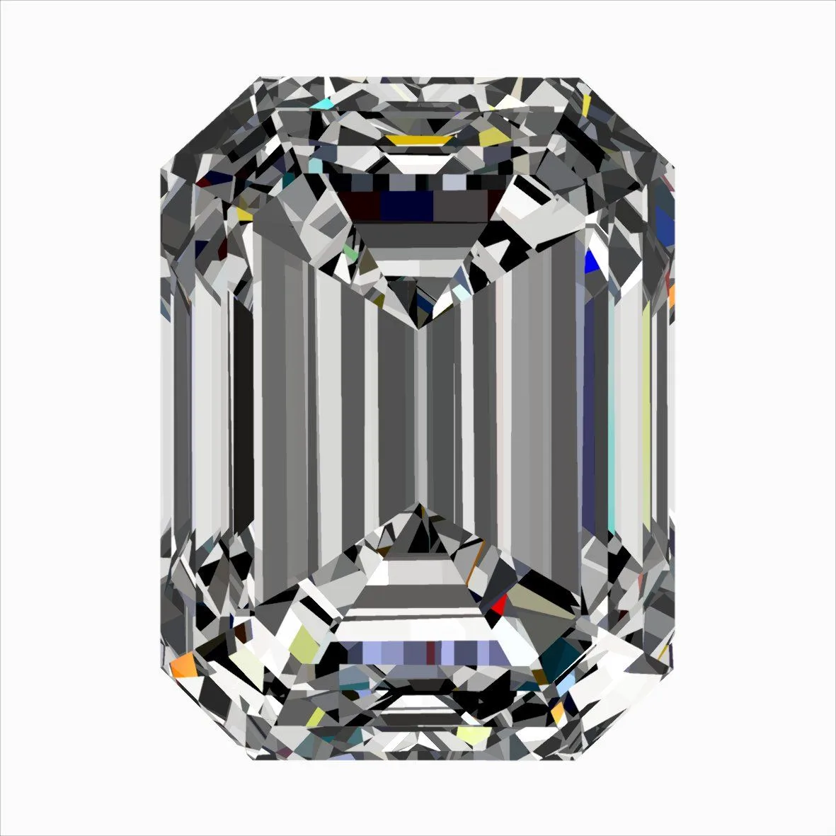 0.30ct EMERALD E VS2 Natural diamond