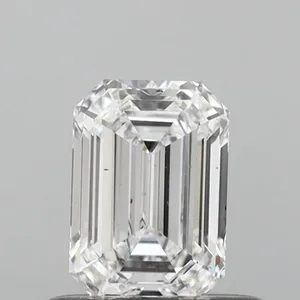 0.51ct EMERALD D SI1 Lab diamond