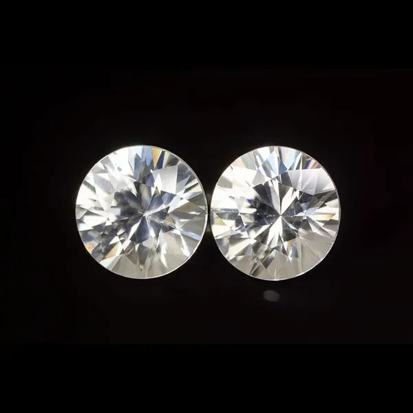 2.77ct White Zircon, Round cut gemstone