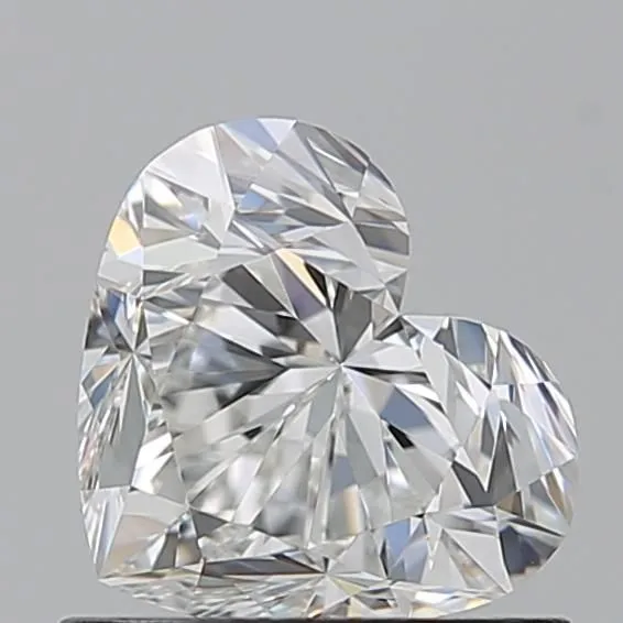 0.91ct HEART H VVS1 Natural diamond