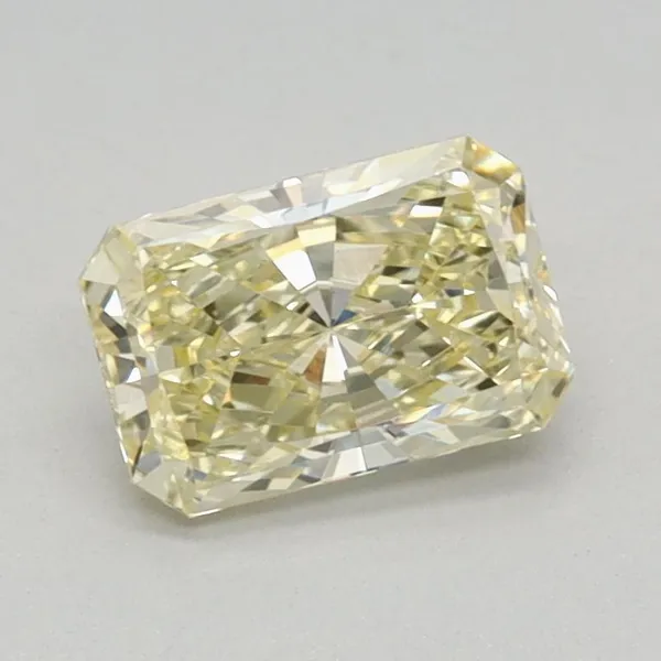 0.62ct RADIANT Fancy Yellow VS1 Coloured Lab diamond