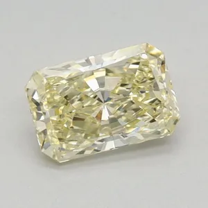 0.62ct RADIANT Fancy Yellow VS1 Coloured Lab diamond