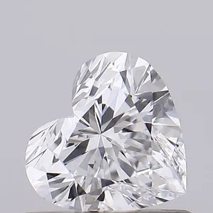 0.53ct HEART D VVS2 Lab diamond