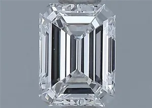 0.4ct EMERALD D VVS1 Natural diamond