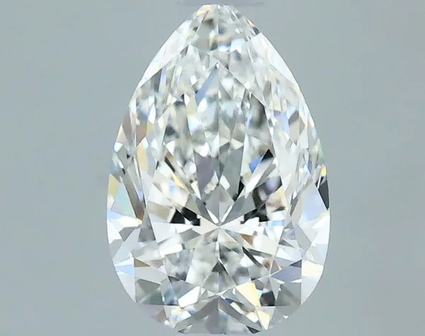 0.5ct PEAR F VVS2 Natural diamond