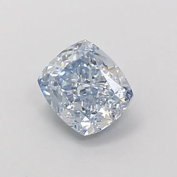 1.01ct CUSHION Fancy Vivid Blue VS2 Coloured Lab diamond