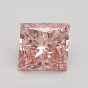 3.06ct PRINCESS Fancy Intense Pink VS2 Coloured Lab diamond