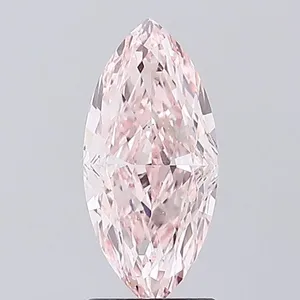 2ct MARQUISE Fancy Intense Pink VS1 Coloured Lab diamond