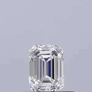 0.32ct EMERALD D VVS2 Natural diamond