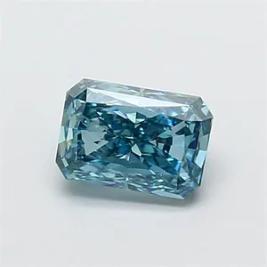 1.01ct RADIANT Fancy Vivid Blue VS1 Coloured Lab diamond