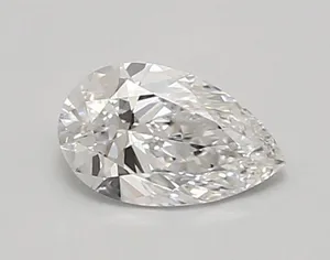 0.66ct PEAR D FL Lab diamond