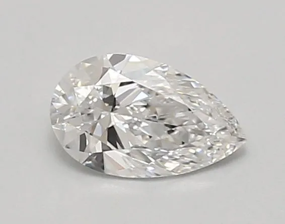 0.66ct PEAR D FL Lab diamond