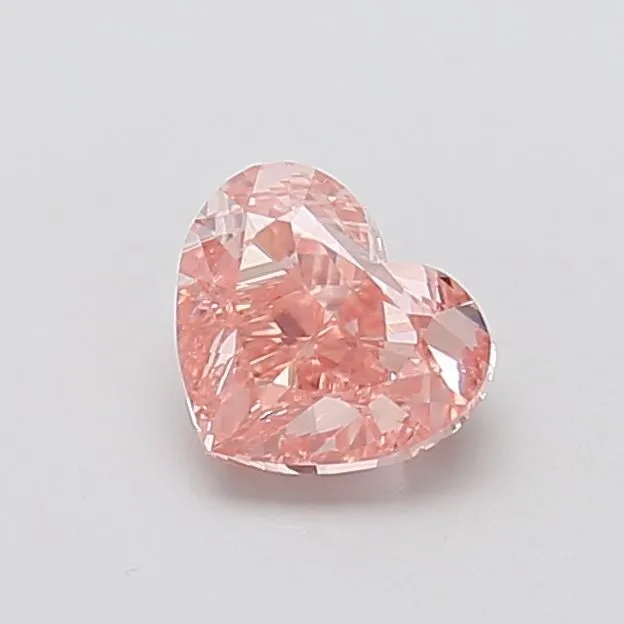 1.50ct HEART Fancy Intense Pink VVS2 Coloured Lab diamond