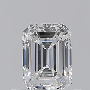 0.51ct EMERALD F VS2 Natural diamond