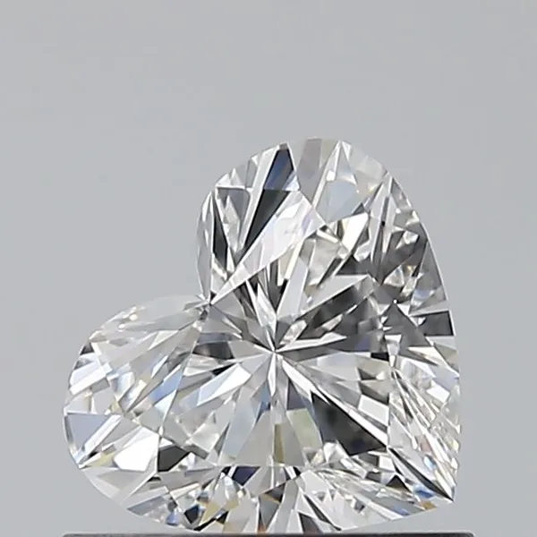 0.6ct HEART F VVS2 Natural diamond