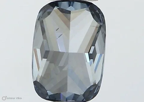 0.51ct CUSHION Fancy Vivid Blue SI1 Coloured Lab diamond