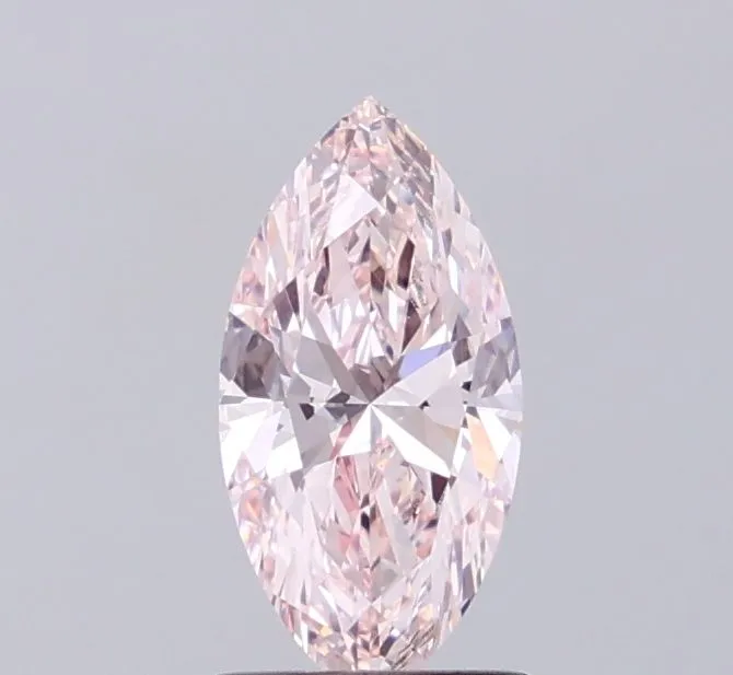 1.03ct MARQUISE Fancy Pink VVS1 Coloured Lab diamond