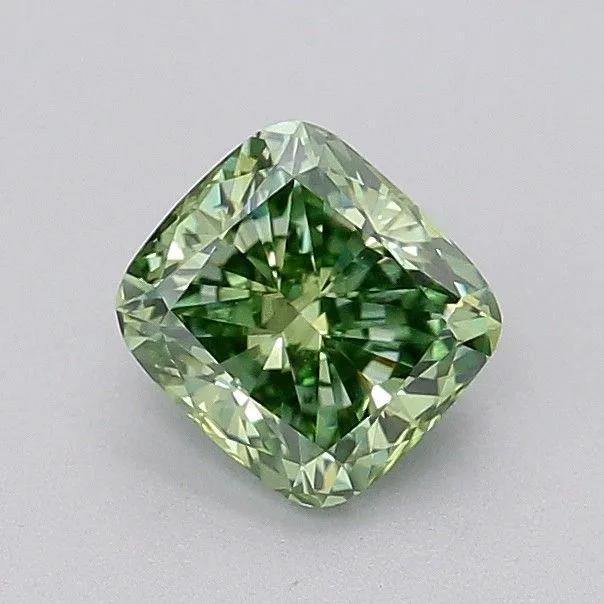 1.08ct CUSHION Fancy Vivid Pink VS2 Coloured Lab diamond