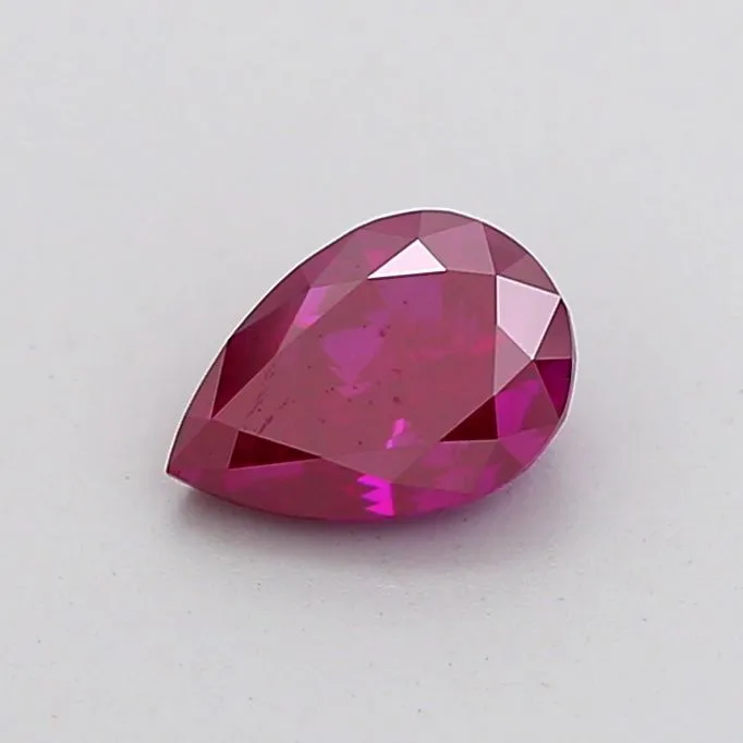0.80ct PEAR Fancy Vivid Pink VS1 Coloured Lab diamond