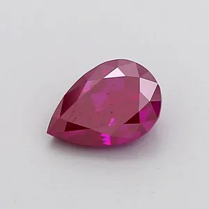0.8ct PEAR Fancy Vivid Pink VS1 Coloured Lab diamond