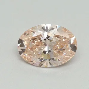 0.51ct OVAL Fancy Intense Pink VS2 Coloured Lab diamond