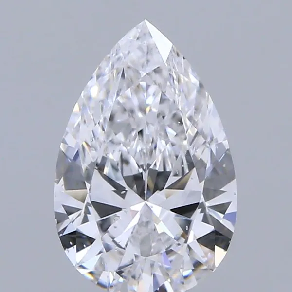 0.58ct PEAR D SI2 Natural diamond