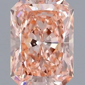 1.02ct RADIANT Fancy Vivid Pink VS1 Coloured Lab diamond