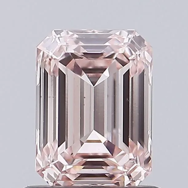 1.02ct EMERALD Fancy Pink VS1 Coloured Lab diamond