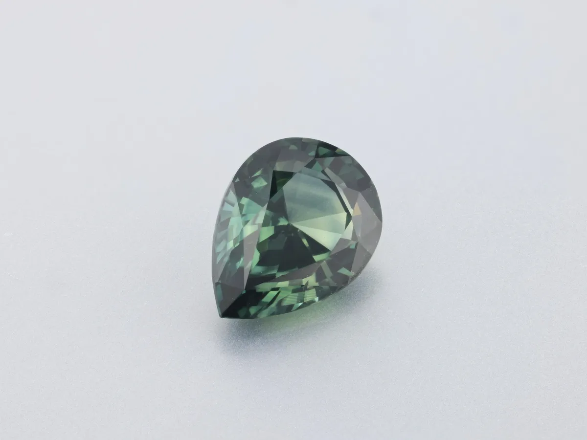 1.41ct Parti Sapphire, Pear Shape gemstone