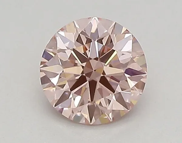 0.43ct ROUND Fancy Intense Pink VS1 Coloured Lab diamond