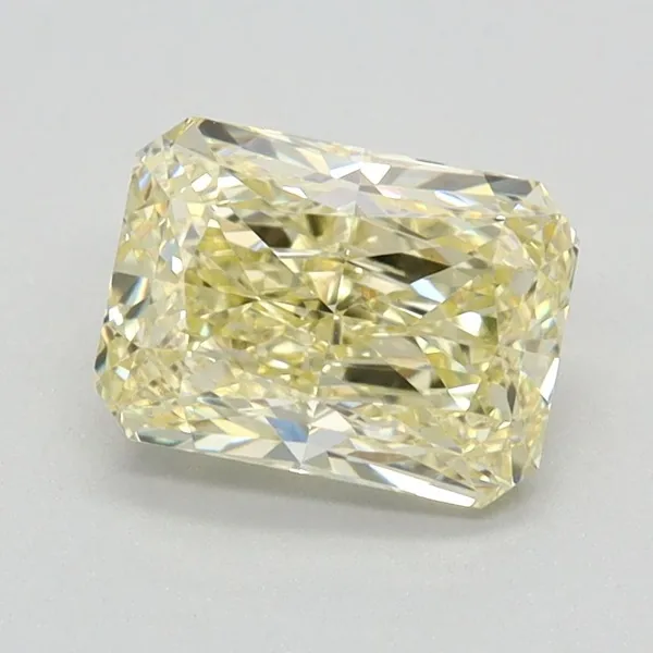 1.14ct RADIANT Fancy Yellow VS1 Coloured Lab diamond