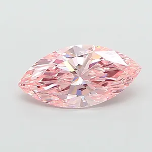 2.04ct MARQUISE Fancy Vivid Pink VS1 Coloured Lab diamond