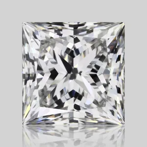0.9ct PRINCESS F VVS2 Natural diamond