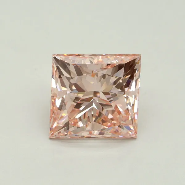 5ct PRINCESS Fancy Intense Pink VVS2 Coloured Lab diamond
