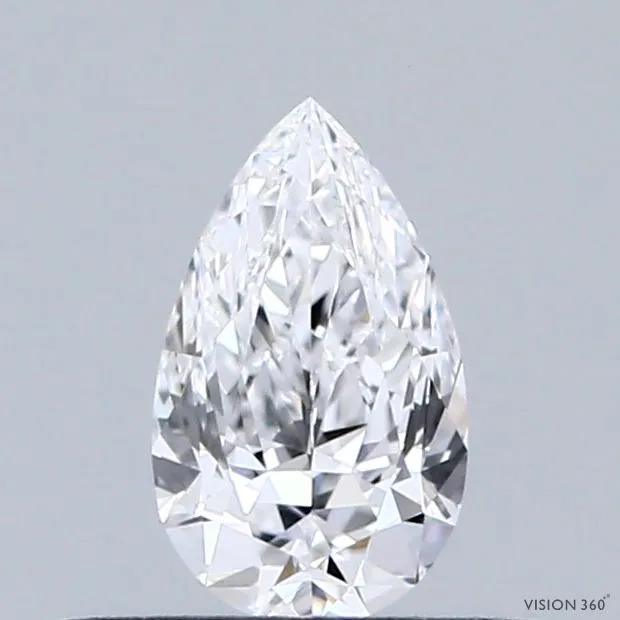 0.33ct PEAR D IF Natural diamond