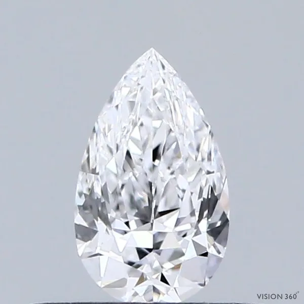 0.33ct PEAR D IF Natural diamond