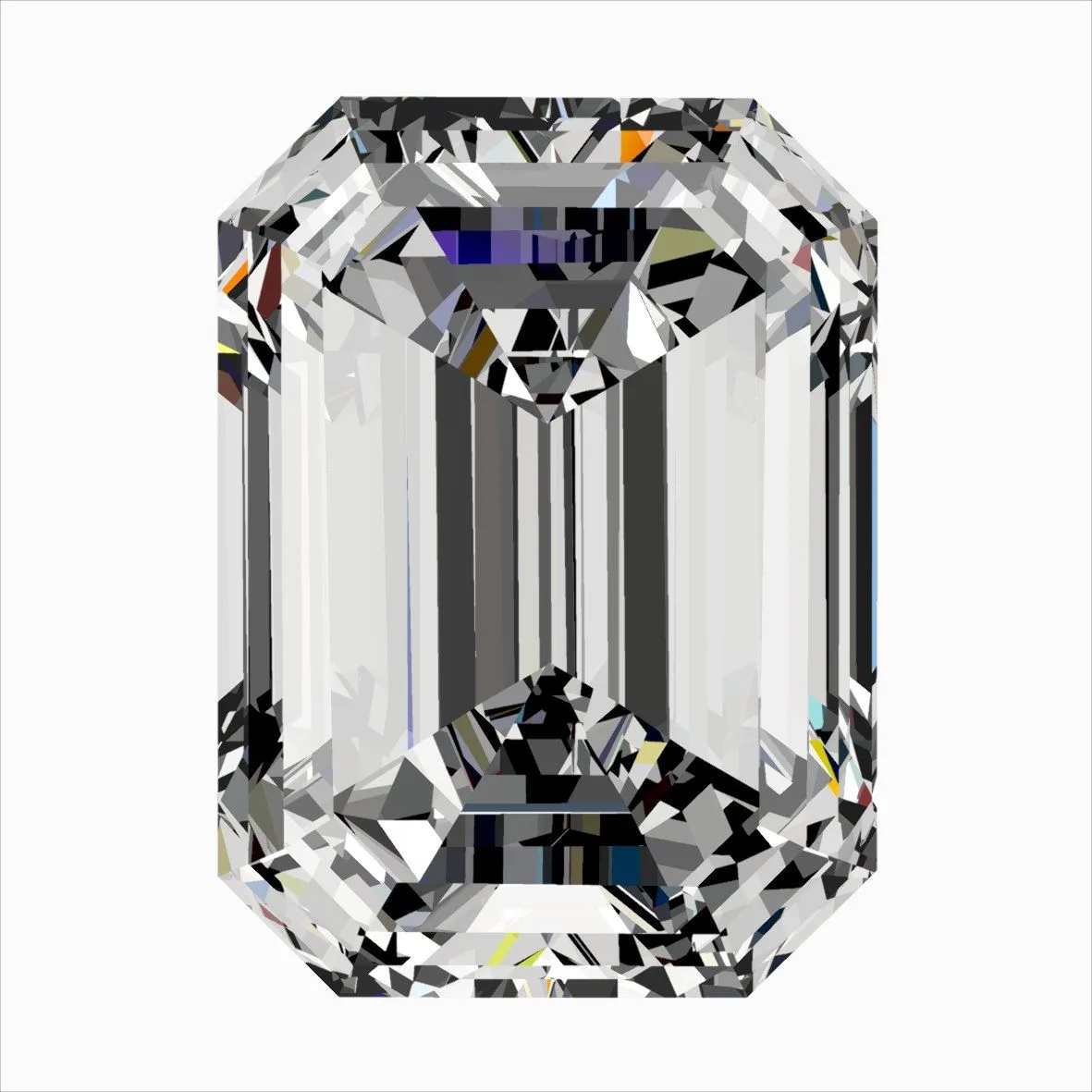 0.41ct EMERALD G VVS1 Natural diamond