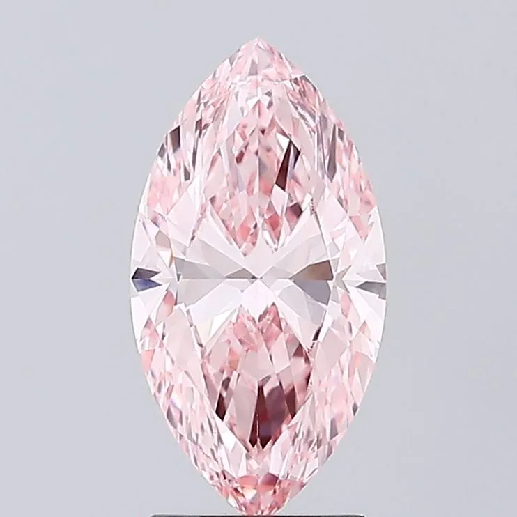 2.00ct MARQUISE Fancy Vivid Pink VS1 Coloured Lab diamond