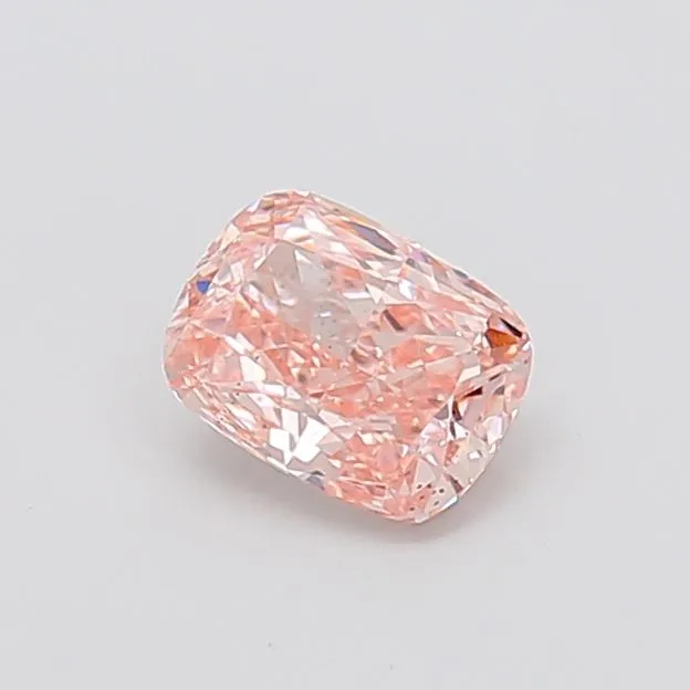 1.08ct CUSHION Fancy Vivid Pink SI1 Coloured Lab diamond