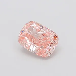 1.08ct CUSHION Fancy Vivid Pink SI1 Coloured Lab diamond