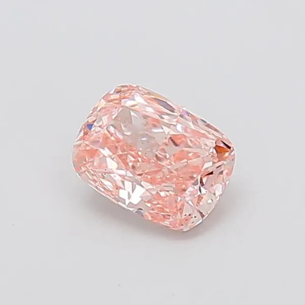 1.08ct CUSHION Fancy Vivid Pink SI1 Coloured Lab diamond