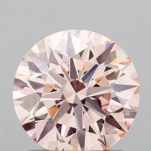 1.03ct ROUND Fancy Intense Pink VS1 Coloured Lab diamond