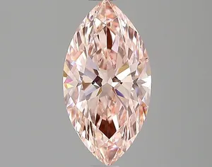 1.09ct MARQUISE Fancy Vivid Pink VVS2 Coloured Lab diamond