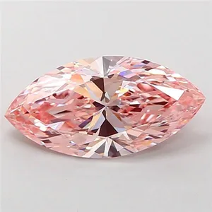 2.03ct MARQUISE Fancy Intense Pink VVS2 Coloured Lab diamond