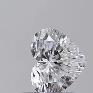 0.9ct HEART D VVS1 Lab diamond