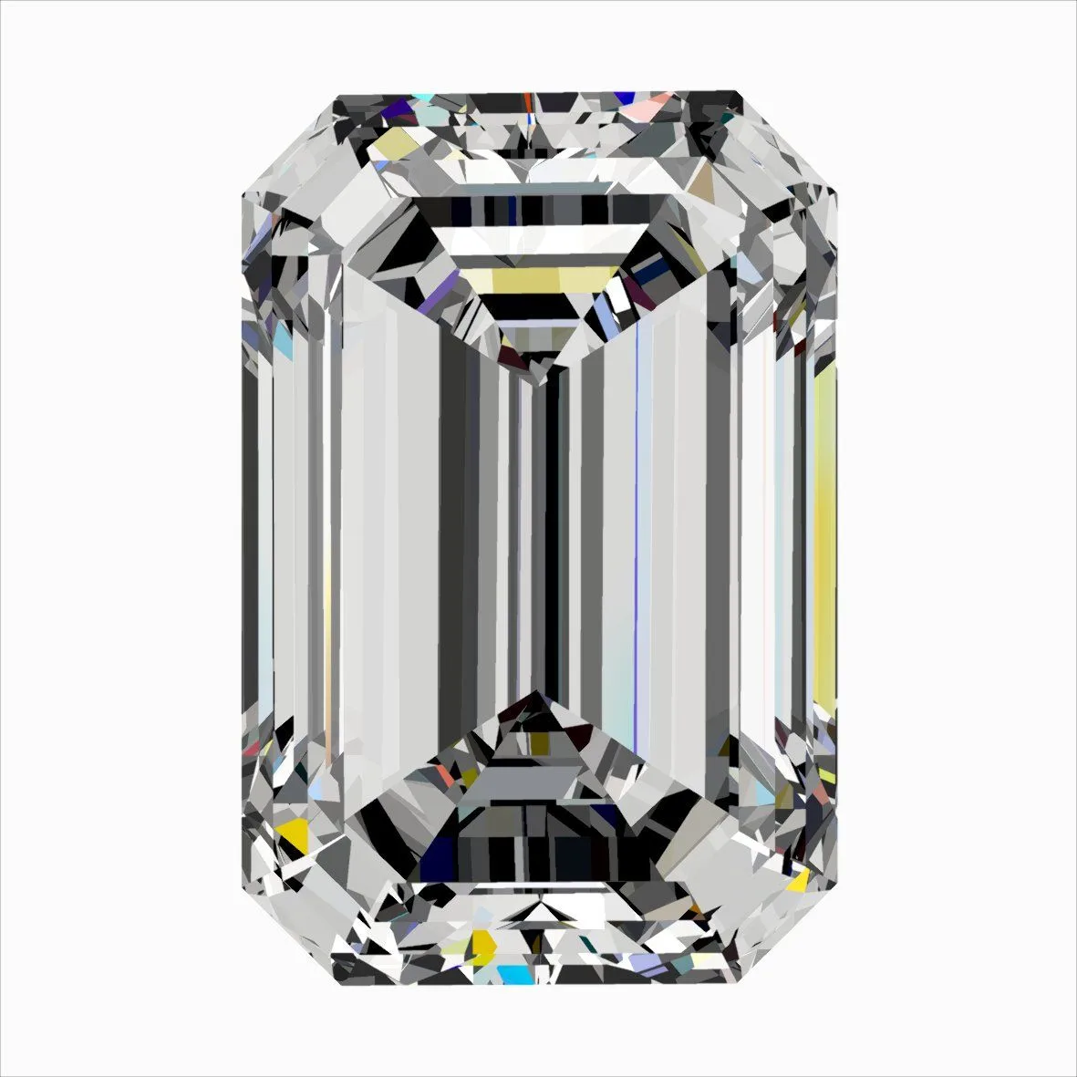 0.40ct EMERALD H VS2 Natural diamond