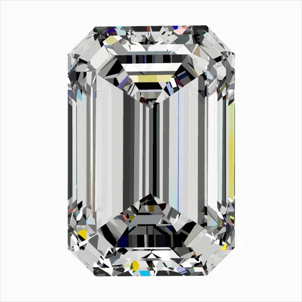 0.4ct EMERALD H VS2 Natural diamond