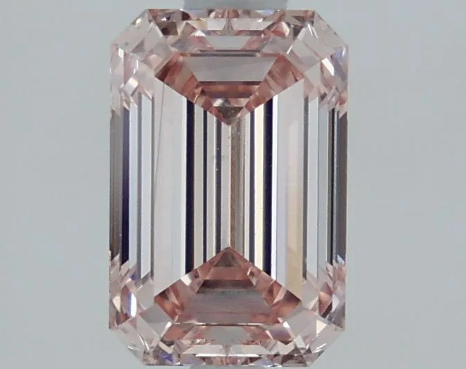 1.53ct EMERALD Fancy Light Pink VS1 Coloured Lab diamond